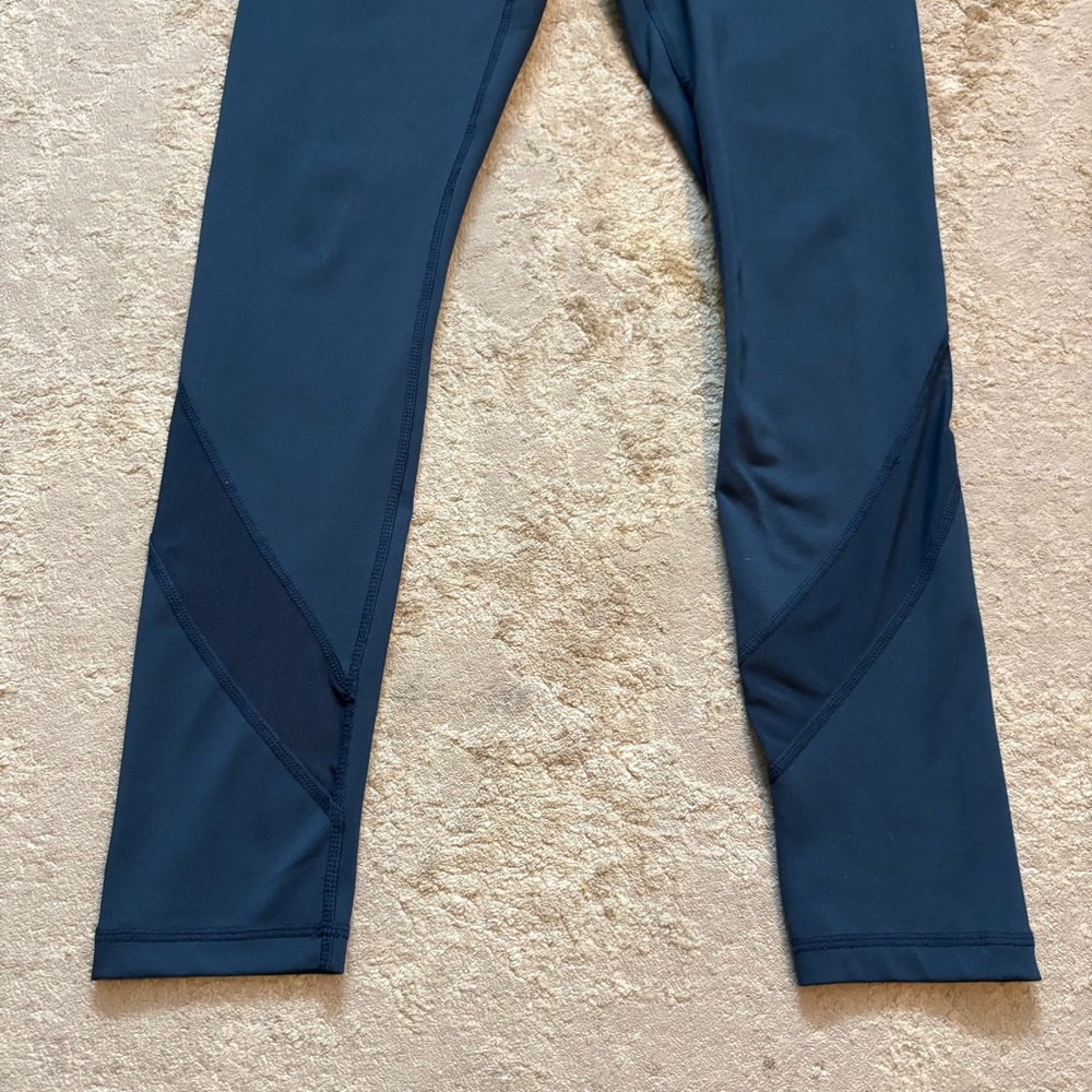 Head Blue High Waisted Active Sport Leggings With Mesh Panels Size Small - Picture 3 of 9